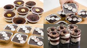 Coffee kisses are great sandwiched together with melted white or dark chocolate. 3 Easy No Bake Dessert Cup L Eggless Dessert Cup L Without Oven Youtube