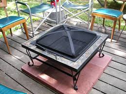 These are typically set at within 20 feet of your house. Fire Pit On Wood Deck Deck Fire Pit Fire Pit On Wood Deck Fire Pit Mat
