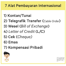 Sebutkan apa saja 7 keajaiban dunia?. 7 Alat Pembayaran Internasional Ini Perlu Kamu Ketahui Ekonomi Kelas 11