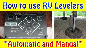 Like the lynx kit, the camco blocks are easy to customize for different levels. How To Use Rv Levelers Automatic And Manual Youtube