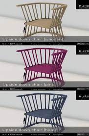 kuro upside down chair chair wooden upside down
