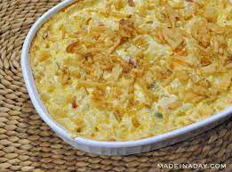You might need to cook it a little longer if its cold from the fridge. Obrien Potato Casserole
