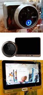 The 230 Ezviz Lookout Smart Door Viewer Converts A Front Door Peephole Into A Connected Communication Device Smartphone Apps Smart Home Smart Home Dashboard