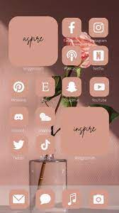 Recessed lighting layout app icon aesthetic sets in python. Ios 14 Neutral Aesthetic 600 App Icons Pack Laconicearthlingshop App Icon Aesthetic App Aesthetic App Icons Pastel Orange