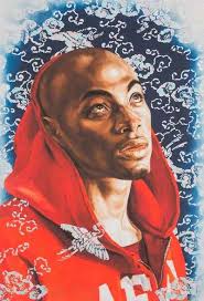 Kehinde Wiley After John Raphael Smith's A Bacchante After Sir Joshua  Reynolds (Signed Print) 2009