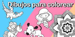 Dibujos bonitos para niñas para colorear. Dibujos Para Colorear Descarga Dibujos Para Pintar Gratis En Pdf