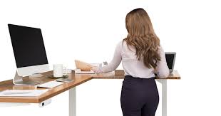 Check spelling or type a new query. New Height Adjustable Standing Desks With L Shaped Tops From Uplift Desk Human Solution