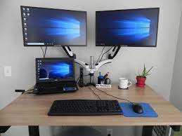 The Ultimate Triple Monitor Home Office Setup Home Office Setup Office Setup Home Office
