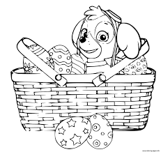 Select from 36579 printable coloring pages of cartoons, animals, nature, bible and many more. Skye Paw Patrol Easter Eggs Coloring Pages Printable