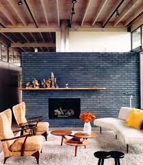 (photo by gridley + graves) the abstract door that leads to the nursery (originally an office) was recently designed and. 67 Best Interior Mid Century Fireplaces Ideas Interior Mid Century Fireplace Mid Century House