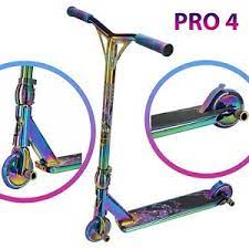 Just dust yourself off and continue on. Neu Team Braun Pro 4 Custom Neochrome Rainbow Aluminium Stunt Scooter Ebay