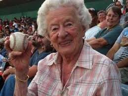 Grandma, 91, catches foul at baseball game