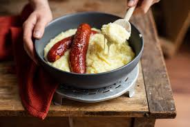 Puree Au Jambon De Paris A L Oignon Rouge Et Camembert Recette Puree Pommes De Terre Cuites Puree Fromage