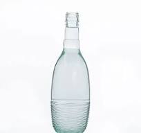 Factory Custom Special Shape Polygon 1000ml 32oz Vodka Glass Bottle 1L 1liter Glass Liquor Rum Whiskey Spirit Water Bottle