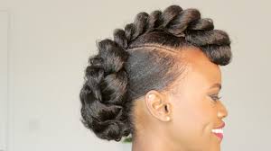 Braiding the sides of your hair instead of cutting them short is a great alternative that helps you achieve a unique version of the mohawk hairstyle. Braided Mohawk Style Updo Black Hair Information