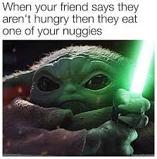 10 Baby Yoda Memes To Sum Up My 2020 Kristy Nicolle In 2021 Yoda Meme Yoda Memes