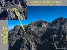 Refugio de montaña en el valle de valdeón, picos de europa, 2064msnm. Rutas Picos De Europa Collado Jermoso Y Llambrion