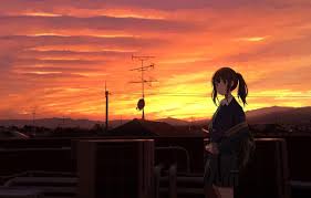 See more ideas about sky aesthetic, pretty sky, aesthetic pictures. Aesthetic Anime Sunset Wallpapers Wallpaper Cave