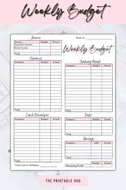 Monthly Budget Planner Notepad Undated Expense - Temu