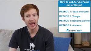 By then the gloss paint had hardened and embedded itself into the carpet fibres. How To Get Acrylic Paint Out Of Carpet Modern Castle