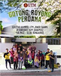 Ramalai menganjurkan program gotong royong perdana bersama murid pn. Program Gotong Royong Perdana Utm 21 Februari 2019 Digital 2020