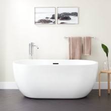 Reserves the right to change product specifications, designs and standard equipment without notice and without incurring obligation. Kohler K 24010 W1 0 White Stargaze 61 Free Standing Soaking Tub With Center Drain Faucetdirect Com