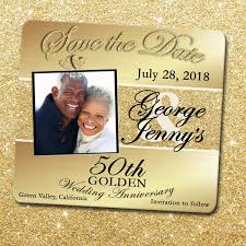 50th Anniversary Magnet Golden Anniversary Save The Date Magnet Golden Ann 50th Wedding Anniversary Party 50th Anniversary Invitations Anniversary Invitations