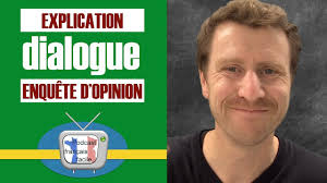 Survey (set of questions about opinions). Enquete D Opinion Dialogue Fle Ce Qui Ce Que Ce Dont