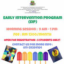 The first early intervention centre in malaysia was established in 1987. Facebook