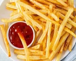 French fries on a plate