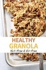 Healthy Granola Recipe Nut Free Oil Free Detoxinista Recipe Granola Healthy Granola Recipe Healthy Granola Recipes