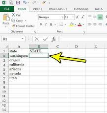 How To Change From Lowercase To Uppercase In Excel 2013 - Live2Tech