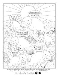 Be Well Manatee Coloring Page In 2020 Manatee Coloring Pages Color