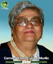 Somos✓ #EsmeraldasDelAyer CARMEN VICTORIA CORONEL MURILLO Nació el 5 de  octubre del 1926, siendo sus padres el Cnel. de Estado Mayor y  ex-gobernador de Esmeraldas Cesar Roberto Coronel Pimentel; Lucila Egnodia  Murillo
