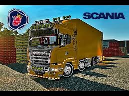 Euro Truck Simulator 2 Kurt Egzozlu Scania Kirkayak Kamyonu Youtube