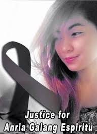Justice For Anria Galang Espiritu