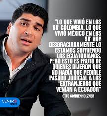 El candidato presidencial, Otto Sonnenholzner, se refirió a la crítica  situación que vive Ecuador tras el asesinato de Fernando Villavicencio  luego de un mitín político.