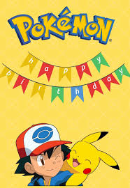 Beautiful birthday cake coloring page. Printable Pokemon Birthday Cards Printbirthday Cards