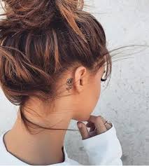#small tattoo #tattoo #rose tattoo #behind ear tattoo #ear piercing #tattoo ideas #tattoo inspiration #girly tattoo #girls with tattoos #inked girls #tattoo design ideas #tattoo designs for girls. 30 Tiny Tattoo Ideas For Major Inspiration Her Campus Tattoos Girly Tattoos Ear Tattoo
