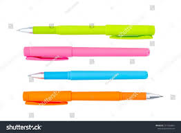 Set Of Pens Isolated On White Background Ad Paid Pens Set Isolated Background White Background Stock Photos Background