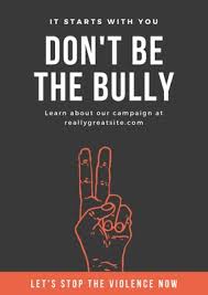 Free Printable Anti Bullying Campaign Poster Templates Canva See more ideas about bullying prevention, bullying prevention month, bullying. free printable anti bullying campaign