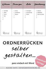 Ordnerrucken Word Kostenlose Vorlage Zum Download Ordnerrucken Word Ordnerrucken Vorlage Ordnerrucken