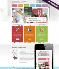 Painting Templates Website Templates From Www Bootstrap Template Com