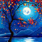 Paint Nite: Full Moon in Fall event in Milton, ON