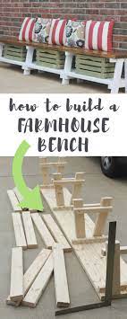 Simple Diy Farmhouse Bench Tutorial With Storage Como Fazer Cadeiras Moveis De Paletes Ideias