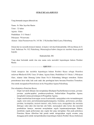 Contoh surat kuasa khusus pengambilan bpkb, gaji, uang, ijazah, paspor, dokumen, barang. Contoh Surat Kuasa Khusus Perkara Perdata Pdf Id Lif Co Id