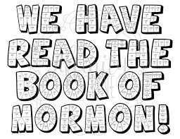 Book Of Mormon Reading Chart And Bulletin Board