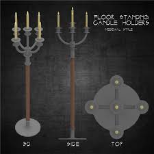 4.0 out of 5 stars. Floor Standing Candle Holder Old School 3d Asset 1