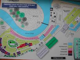 You Can See Why This Place Is Called Crescent Head This Is The Camping Ground With Caravans And Cabins Very Clean And Tidy A Caravan Park Seaside Park Park