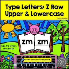 Z Row Uppercase Lowercase Typing Center Internet No Prep Boom Cards Learn Piano Learn To Type Special Education Resources